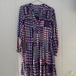 Anthropologie Diana Pintucked Tunic Dress